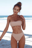 Quick selling explosive edition, fashionable chest wrapped + triangle shorts, bikini split swimsuit, sportswear 6 color spot - moojoy