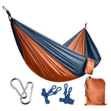 270*140cm Backpacking Hammock - Portable Nylon Parachute Outdoor Double Hammock - moojoy