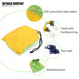 270*140cm Backpacking Hammock - Portable Nylon Parachute Outdoor Double Hammock - moojoy