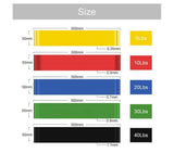 Elastic Resistance Bands Workout Rubber Loop For Fitness Gym - moojoy