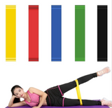 Elastic Resistance Bands Workout Rubber Loop For Fitness Gym - moojoy