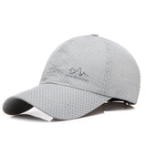 2019 Fashion Summer Cap Solid Baseball Cap Men Branded Snapback Hats For Women Outdoor Ultra-Thin Dad Hat - moojoy
