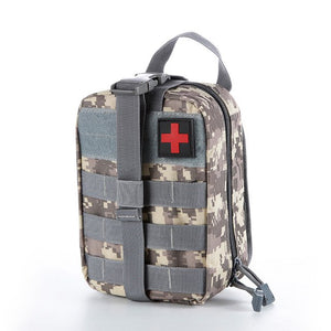 Outdoor Survival Tactical Medical First Aid Kit Molle Medical EMT Military Package Hunting Utility Belt Bag - moojoy