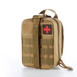 Outdoor Survival Tactical Medical First Aid Kit Molle Medical EMT Military Package Hunting Utility Belt Bag - moojoy