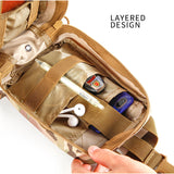Outdoor Survival Tactical Medical First Aid Kit Molle Medical EMT Military Package Hunting Utility Belt Bag - moojoy