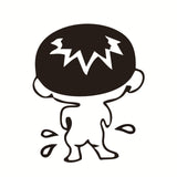Funny Smile Bathroom Wall Stickers Toilet Home Decoration Waterproof Wall Decals For Toilet Sticker Decorative Poster Home Decor - moojoy