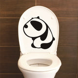 Funny Smile Bathroom Wall Stickers Toilet Home Decoration Waterproof Wall Decals For Toilet Sticker Decorative Poster Home Decor - moojoy