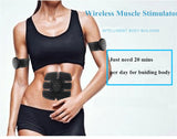 EMS Wireless Muscle Stimulator Trainer Smart Fitness Abdominal Training Electric Weight Loss Stickers Body Slimming Belt Unisex - moojoy