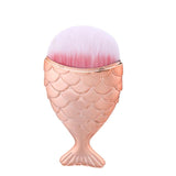 1pcs Diamond Fish Makeup Brush Set Foundation Blending Power Eyeshadow Contour Concealer Blush Cosmetic Beauty Make Up - moojoy