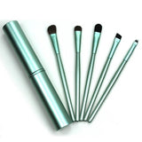 5pcs Travel Portable Mini Eye Makeup Brushes Set Reals Eyeshadow Eyeliner Eyebrow Brush Lip Make Up Brushes kit Professional - moojoy