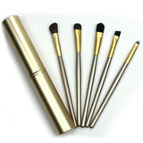 5pcs Travel Portable Mini Eye Makeup Brushes Set Reals Eyeshadow Eyeliner Eyebrow Brush Lip Make Up Brushes kit Professional - moojoy