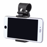 Car Steering Wheel Car Phone Holder Stand GPS Navigation Drive Bike Handlebar Clip Mount Bunt Bracket For iPhone Samsung Xiaomi - moojoy