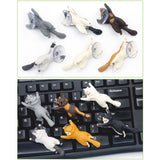 Phone Holder Cute Cat Support Resin Mobile Phone Holder Stand Sucker Tablets Desk Sucker Design high quality Smartphone Holder - moojoy