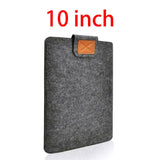 7.9-10'' Sleeve Bag Case Universal Wool Felt Fabric Tablet Cover for ipad 2018 air 1 mini huawei Samsung 10.1 MIpad 4 Pouch Capa - moojoy