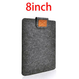 7.9-10'' Sleeve Bag Case Universal Wool Felt Fabric Tablet Cover for ipad 2018 air 1 mini huawei Samsung 10.1 MIpad 4 Pouch Capa - moojoy