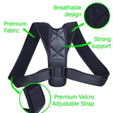Brace Support Belt Adjustable Back Posture Corrector Clavicle Spine Back Shoulder Lumbar Posture Correction - moojoy