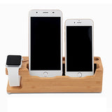 Wooden Charging Dock Station Mobile Phone Stand Holder Charger For Apple iPhone X 8 7 Plus 6 6S Plus 4s 5s SE For apple Watch - moojoy
