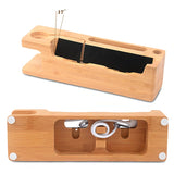 Wooden Charging Dock Station Mobile Phone Stand Holder Charger For Apple iPhone X 8 7 Plus 6 6S Plus 4s 5s SE For apple Watch - moojoy