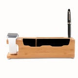 Wooden Charging Dock Station Mobile Phone Stand Holder Charger For Apple iPhone X 8 7 Plus 6 6S Plus 4s 5s SE For apple Watch - moojoy
