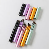 5pcs Travel Portable Mini Eye Makeup Brushes Set Reals Eyeshadow Eyeliner Eyebrow Brush Lip Make Up Brushes kit Professional - moojoy