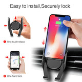 Car Phone Holder 360 Rotation Holder for Phone in Car Air Vent Mount Car Holder Stand for iPhone 7 8 XS Max Universal - moojoy