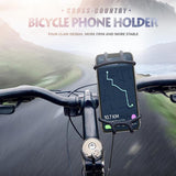 Phone Handlebar Bracket Stand Bike Bicycle Motorcycle Mobile Phone Silicone Holder Mount Buckle Pull Non-slip For Cellphone GPS - moojoy