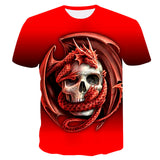 Newest Wolf 3D Print Animal Cool Funny T-Shirt Men Short Sleeve Summer Tops T Shirt Tshirt Male Fashion T-shirt male 4XL - moojoy