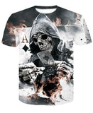 Newest Wolf 3D Print Animal Cool Funny T-Shirt Men Short Sleeve Summer Tops T Shirt Tshirt Male Fashion T-shirt male 4XL - moojoy