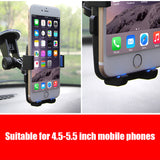 Car Phone Holder For iPhone Samsung Cell Mobile Phone Stand Mount Holder For Phone In Car Air Vent Windshield Support Smartphone - moojoy