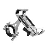 Full Aluminium Alloy Mobile Phone Holder Stands For Bicycle Motorcycle Metal Mountain Bike Road Bike Phone Holder for iphone 6 8 - moojoy