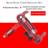 Full Aluminium Alloy Mobile Phone Holder Stands For Bicycle Motorcycle Metal Mountain Bike Road Bike Phone Holder for iphone 6 8 - moojoy