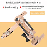 Full Aluminium Alloy Mobile Phone Holder Stands For Bicycle Motorcycle Metal Mountain Bike Road Bike Phone Holder for iphone 6 8 - moojoy
