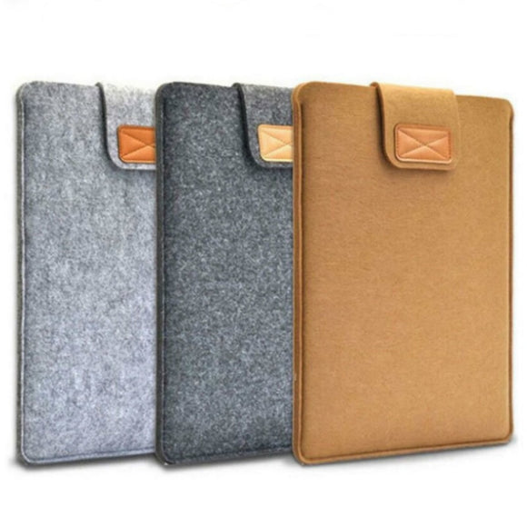 7.9-10'' Sleeve Bag Case Universal Wool Felt Fabric Tablet Cover for ipad 2018 air 1 mini huawei Samsung 10.1 MIpad 4 Pouch Capa - moojoy