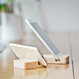 Wooden Phone Holder Stand For iPhone Xr Xs X 8 Mobile Phone Stand For Samsung S9 S8 iPad Tablet Stand Desk Phone Holder - moojoy