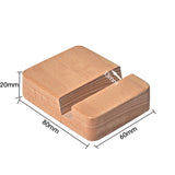 Wooden Phone Holder Stand For iPhone Xr Xs X 8 Mobile Phone Stand For Samsung S9 S8 iPad Tablet Stand Desk Phone Holder - moojoy