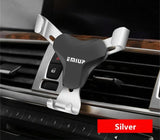 Universal Car Phone Holder For Phone In Car Air Vent Mount Stand No Magnetic Mobile Holder For iPhone Smartphone Gravity Bracket - moojoy