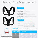 Brace Support Belt Adjustable Back Posture Corrector Clavicle Spine Back Shoulder Lumbar Posture Correction - moojoy