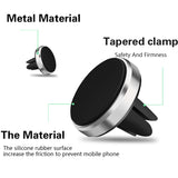 Magnetic Phone Holder For Phone In Car Air Vent Mount Universal Mobile Smartphone Stand Magnet Support Cell Holder For Iphone 7 - moojoy