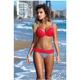 Swimwear Women Bikini S-XXL Biquini Swim Suit Underwire Push Up Swimsuit Female Beachwear Swimming Plaid Sexy Bikini Women - moojoy