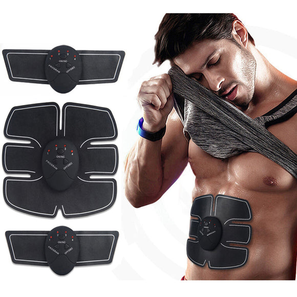 EMS Wireless Muscle Stimulator Trainer Smart Fitness Abdominal Training Electric Weight Loss Stickers Body Slimming Belt Unisex - moojoy