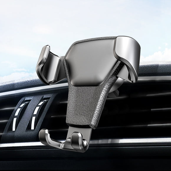 Universal Car Phone Holder For Phone In Car Air Vent Mount Stand No Magnetic Mobile Holder For iPhone Smartphone Gravity Bracket - moojoy
