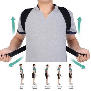 Posture Corrector & Back Shoulder Support Clavicle Support Brace for Women and Men - moojoy