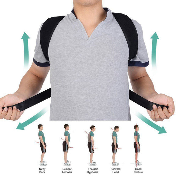 Posture Corrector & Back Shoulder Support Clavicle Support Brace for Women and Men - moojoy