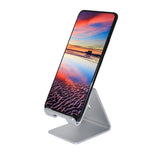 Mobile Phone Holder Stand Aluminium Alloy Metal Tablet Stand Universal Desk Holder for iPhone X/8/7/6/5 Plus Samsung - moojoy