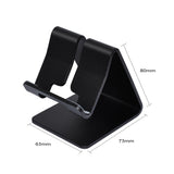 Mobile Phone Holder Stand Aluminium Alloy Metal Tablet Stand Universal Desk Holder for iPhone X/8/7/6/5 Plus Samsung - moojoy