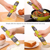 Spoon, Double Sided Powder Metering Spoons Tool 9 Stalls Metric Spoon, For Baking Cooking Coffee Sugar Salt Milk Powder Spices - moojoy